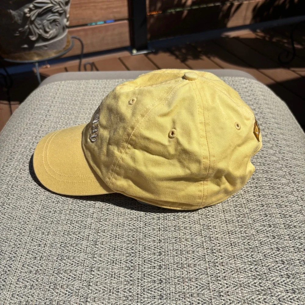 Callaway Golf Hat Unisex OSFA Yellow Good Used Condition Embroidered Logo Cap